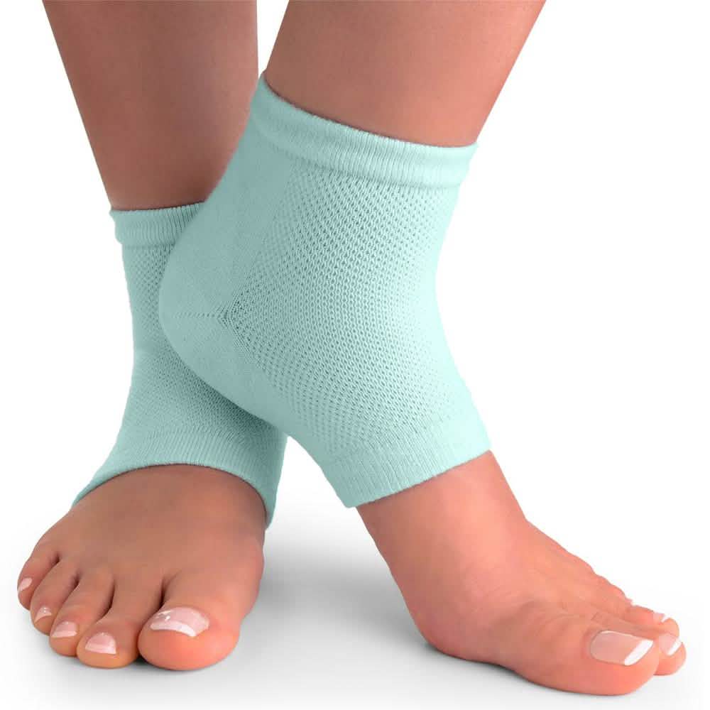 Chaussettes de talon hydratantes en gel pour le spa