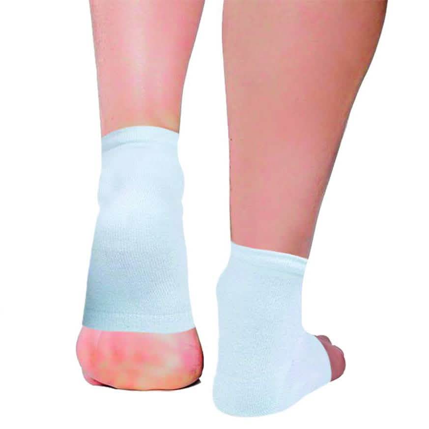 Chaussettes de talon hydratantes en gel pour le spa