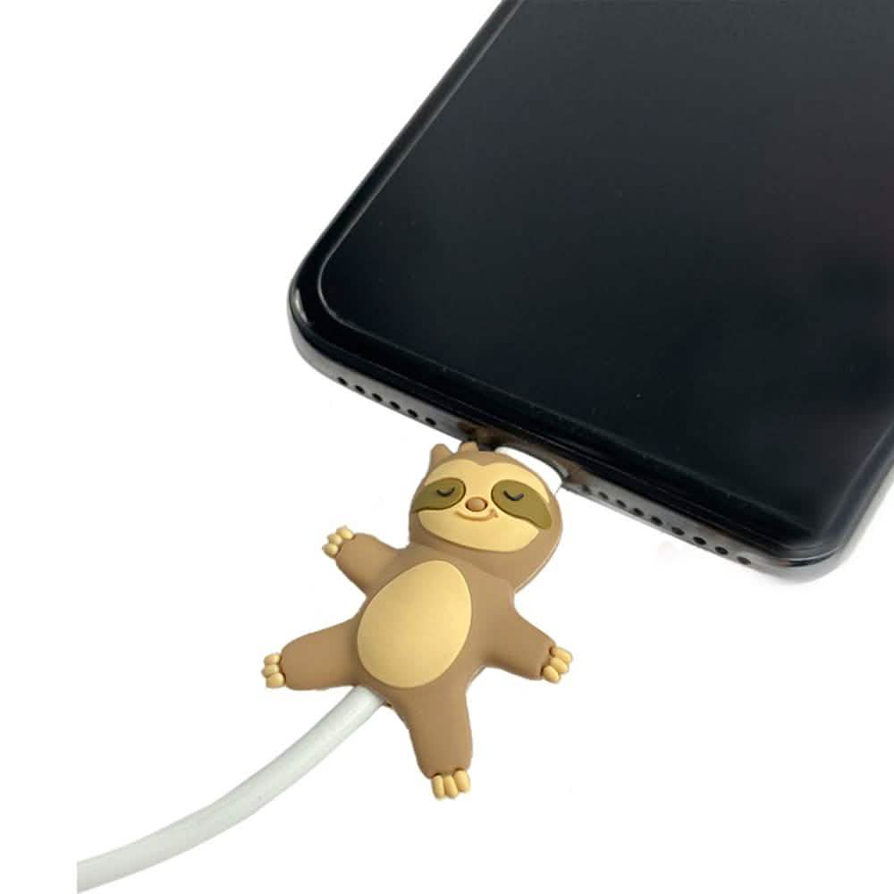 MojiPower Protège-câble pour chargeur de smartphone iPhone et Android