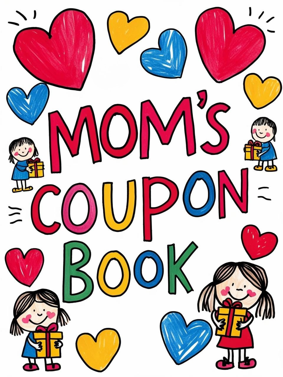 DIY Mom's Coupon Book – Printable Gift from Kids