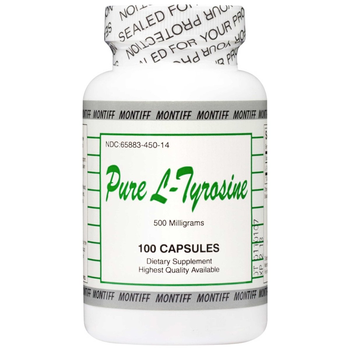 Montiff L-Tyrosine Pure 500 mg 100 gélules