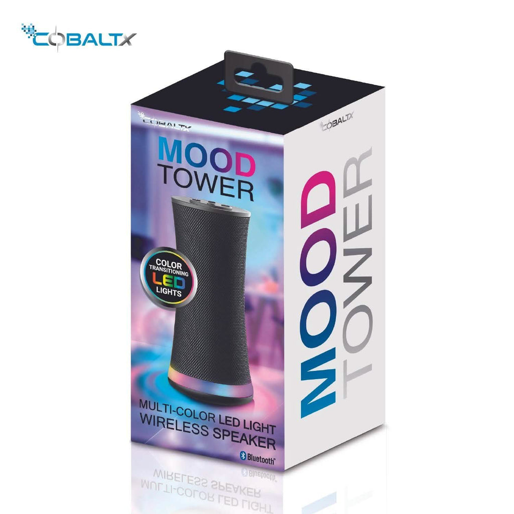 Enceinte sans fil lumineuse LED multicolore Mood Tower