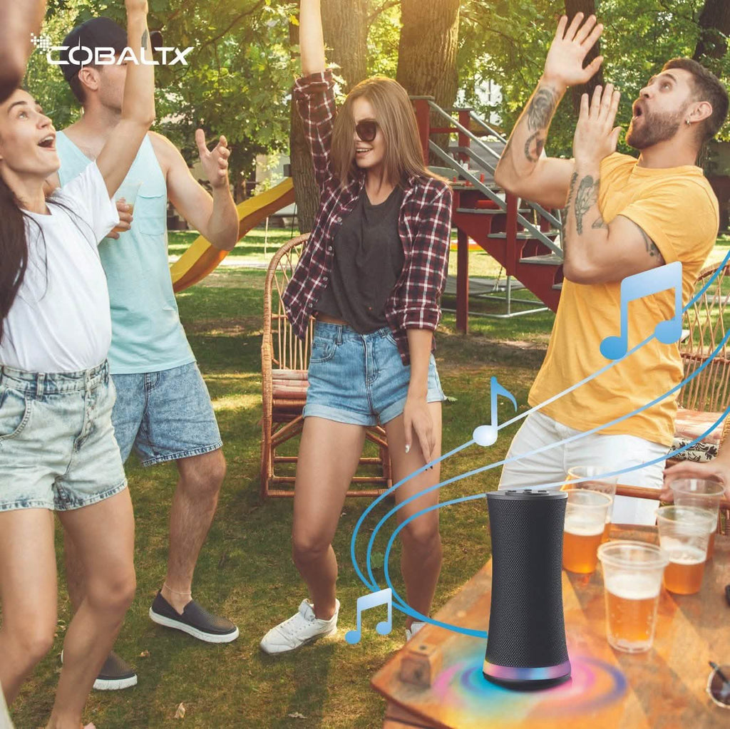 Enceinte sans fil lumineuse LED multicolore Mood Tower