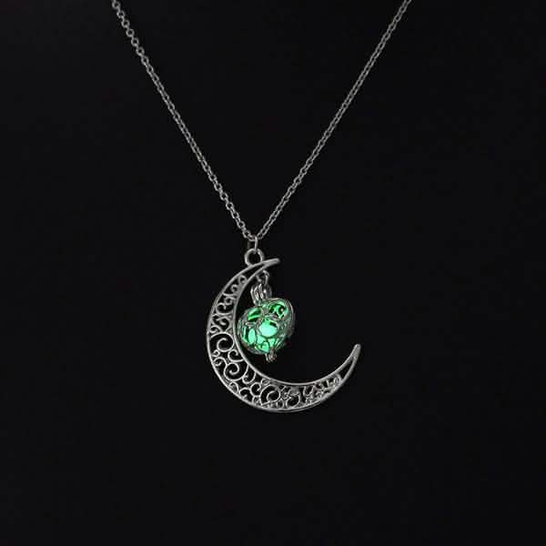 Collier lune lumineuse