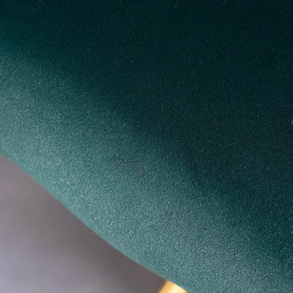 Chaise de bureau Morden en velours froissé
