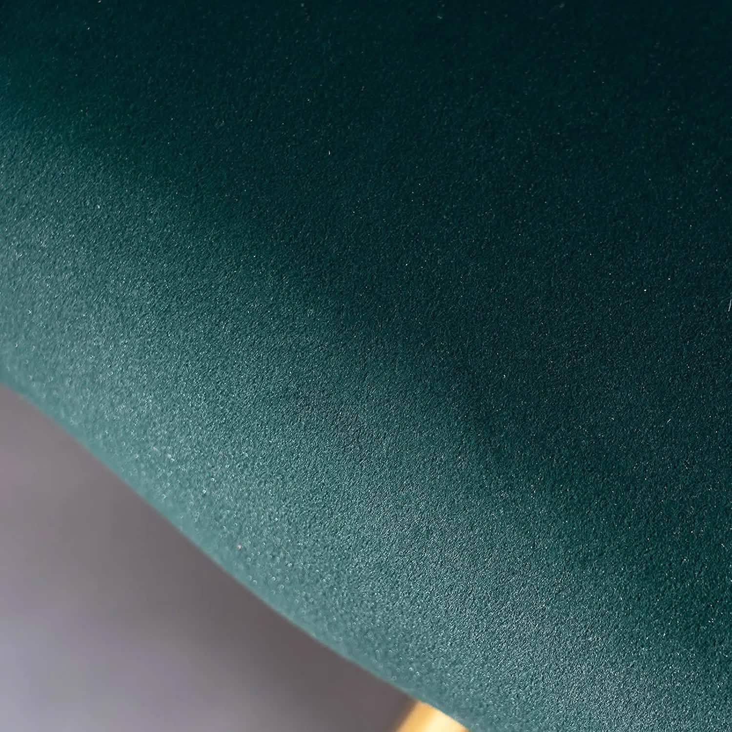 Chaise de bureau Morden en velours froissé