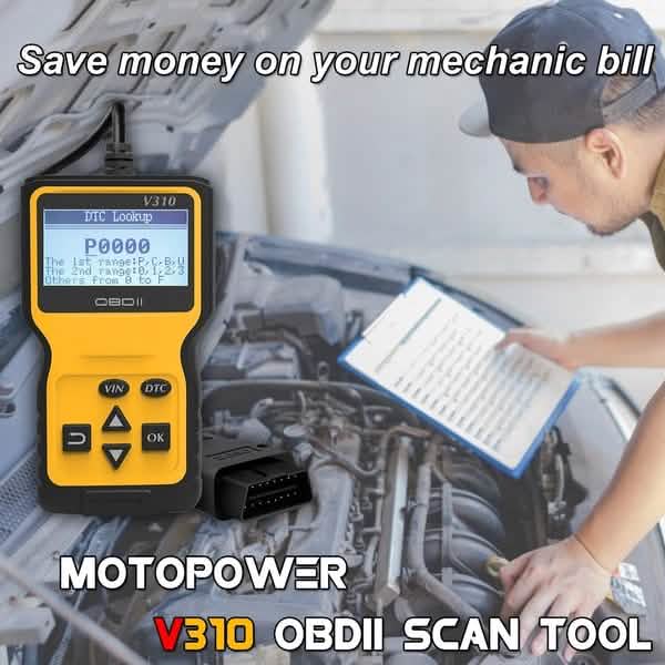 Lecteur de codes d'erreur universel de moteur de voiture MOTOPOWER MP69033 OBD2
