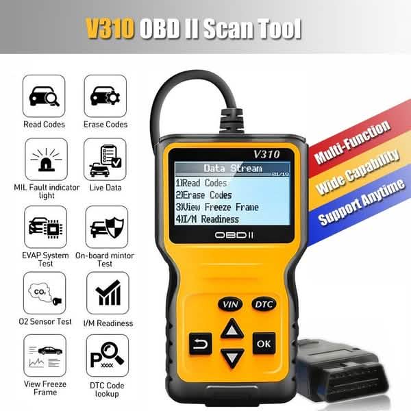 Lecteur de codes d'erreur universel de moteur de voiture MOTOPOWER MP69033 OBD2