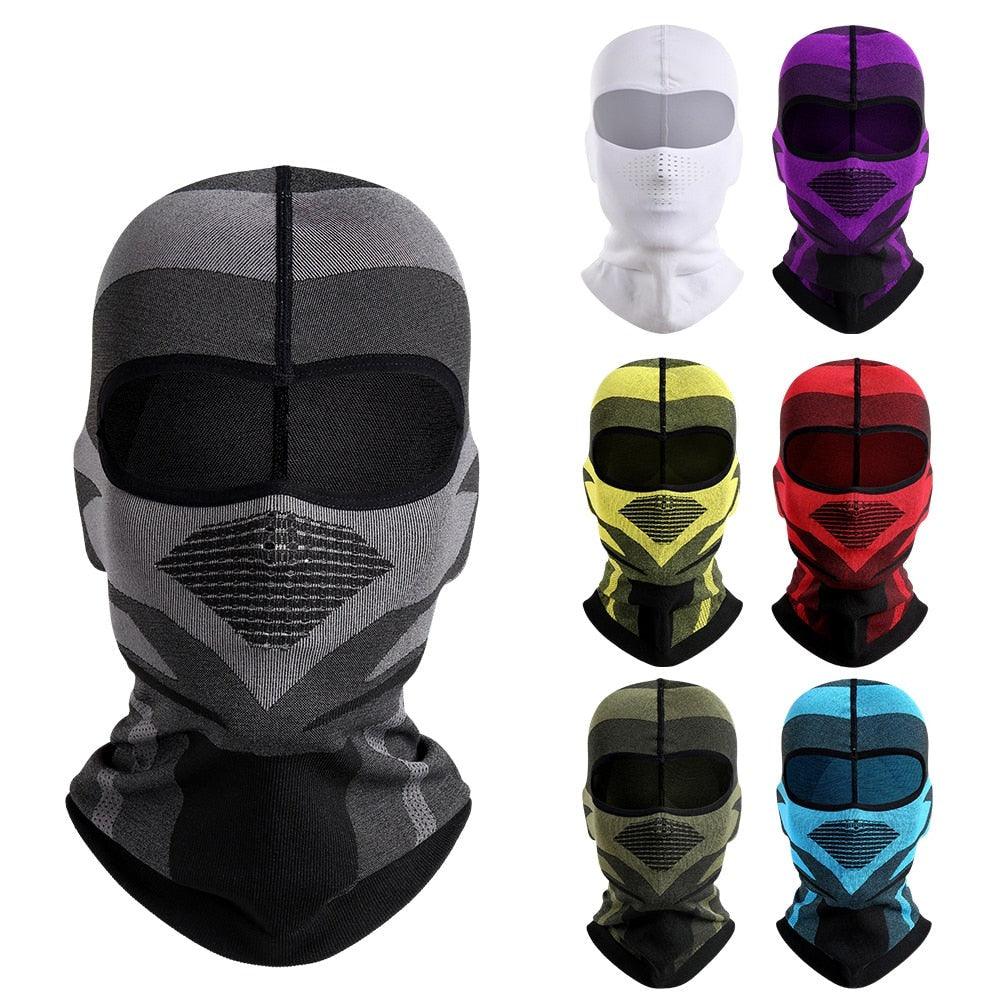 Cagoule Moto Masque Intégral Respirant pour Moto Cyclisme Capuche Coupe-Vent Course Vélo Motocross Été Hommes Masque Écharpe Protection Solaire Anti-Poussière Armée Cyclisme Chasse Pêche Tactique Airsoft Chapeau