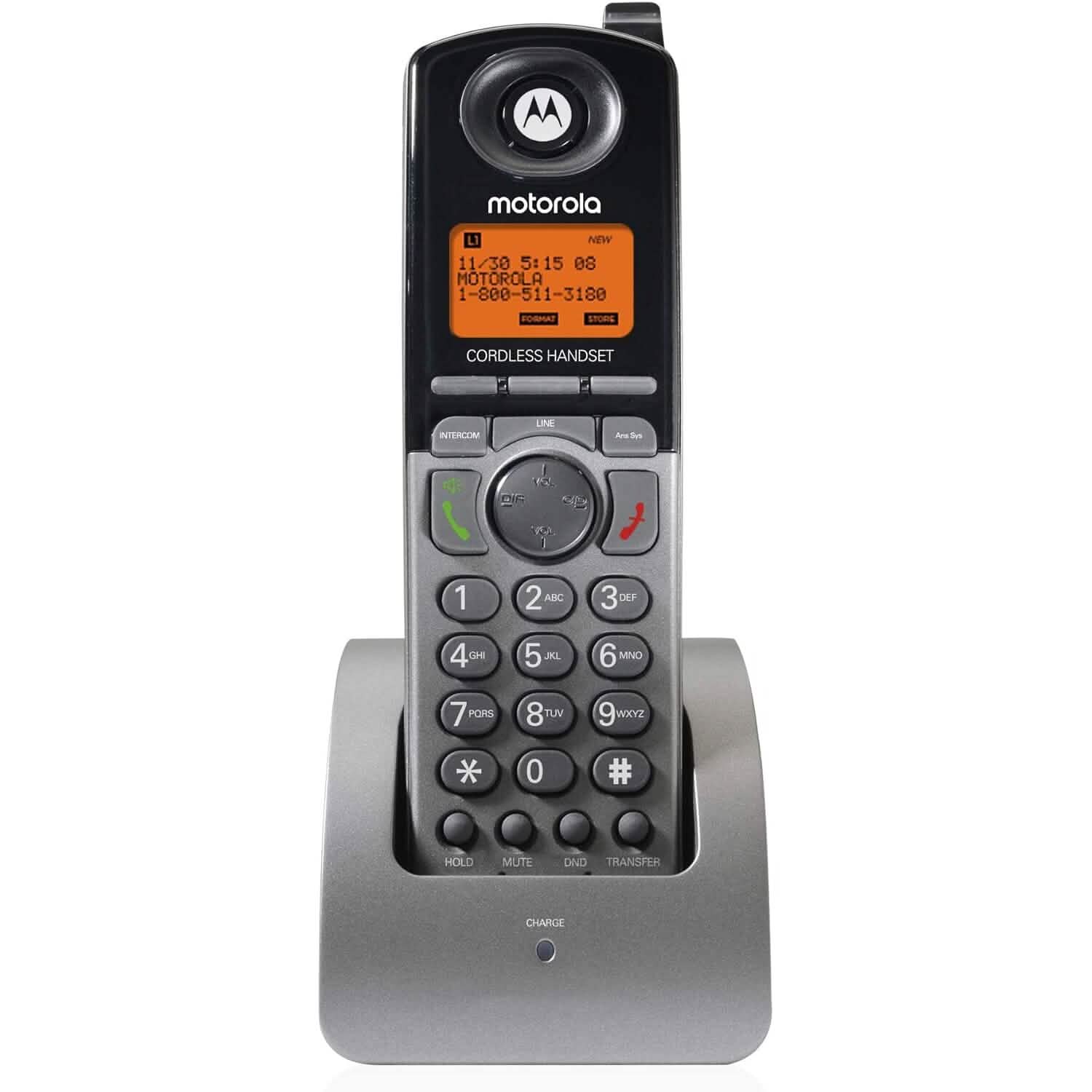 Système téléphonique professionnel 4 lignes DECT 6.0 Motorola ML1200 extensible avec messagerie vocale, réceptionniste numérique et musique d'attente (remis à neuf)