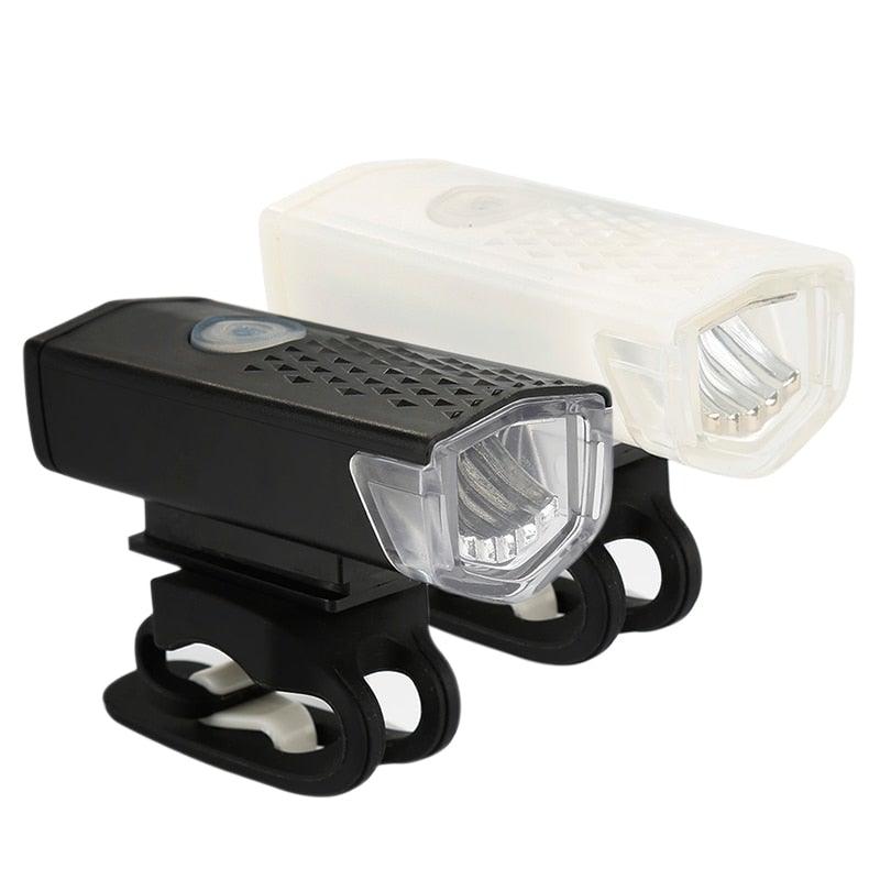 Lumière de vélo rechargeable USB, 300 lumens, 3 modes, lampe frontale et arrière, super lumineuse, pour le cyclisme de nuit