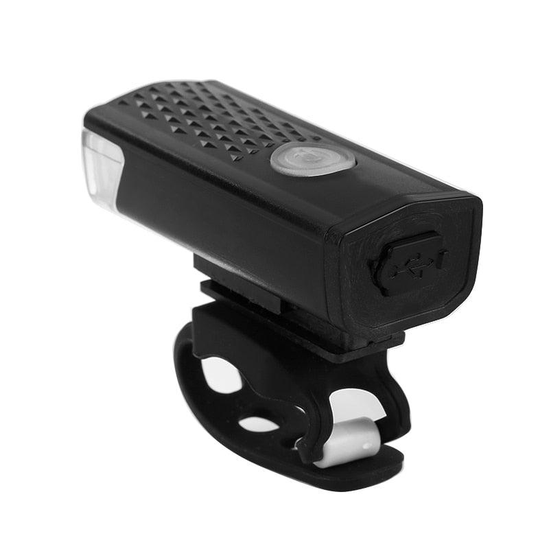 Lumière de vélo rechargeable USB, 300 lumens, 3 modes, lampe frontale et arrière, super lumineuse, pour le cyclisme de nuit