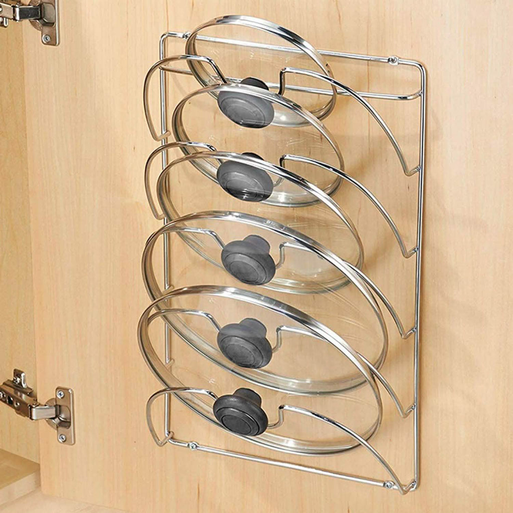 Range-couvercles de casseroles mural