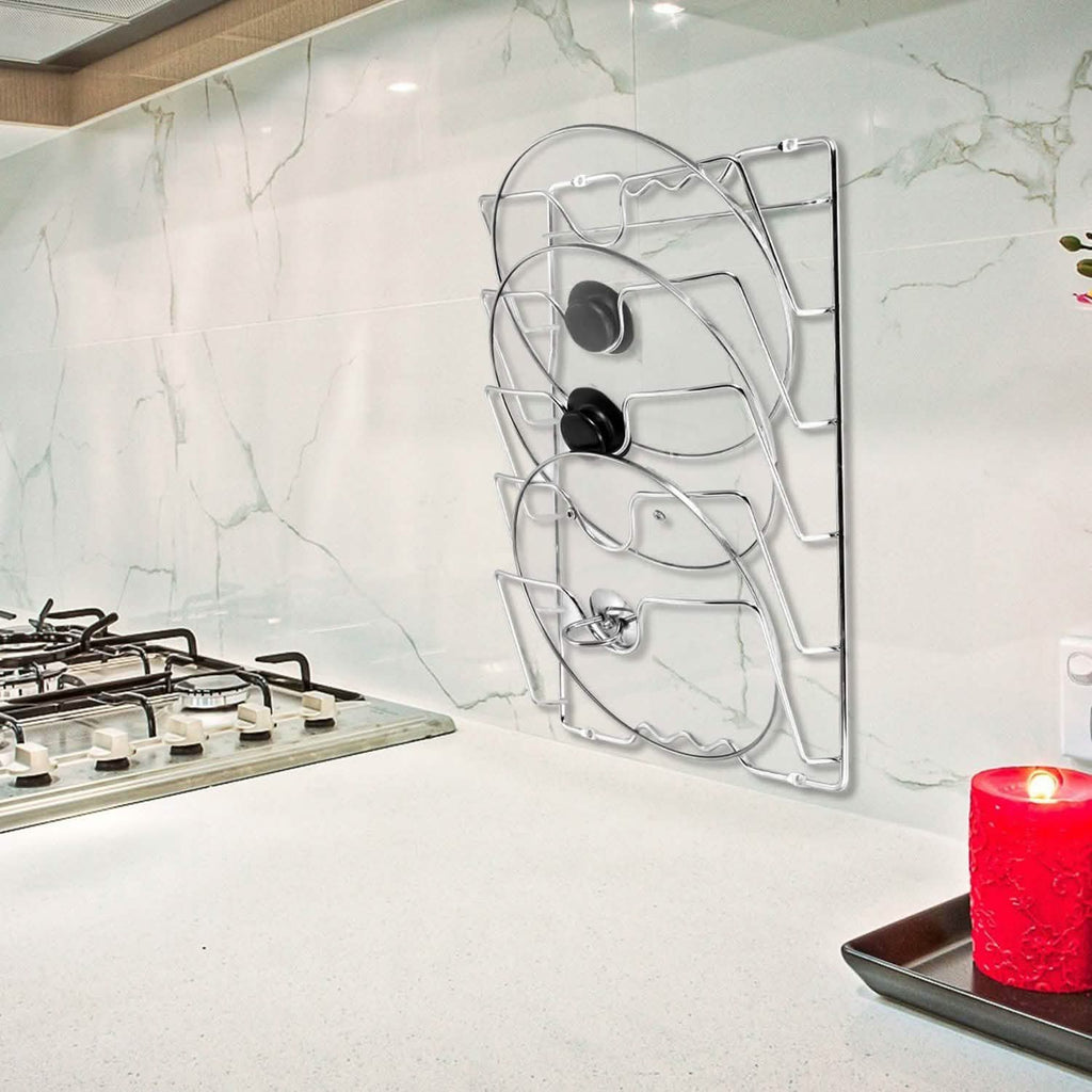 Range-couvercles de casseroles mural