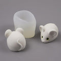Moule en silicone en forme de souris pour gâteau, gelée, fondant, emporte-pièce, moule à chocolat, outils de décoration en silicone avec trou, moule à bonbons, chocolat, fondant pour savon, pudding, gelée, décoration de cupcake