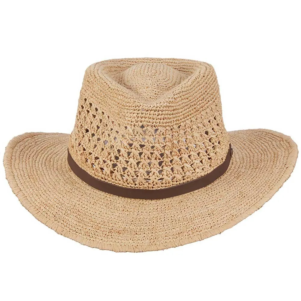 Scala Puerto - Chapeau Fedora en paille