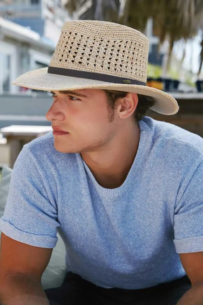 Scala Puerto - Chapeau Fedora en paille