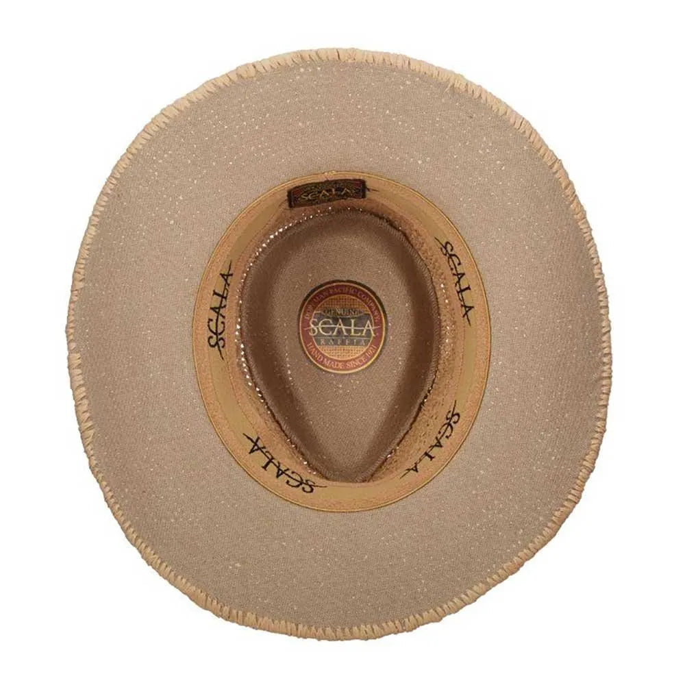 Scala Puerto - Chapeau Fedora en paille