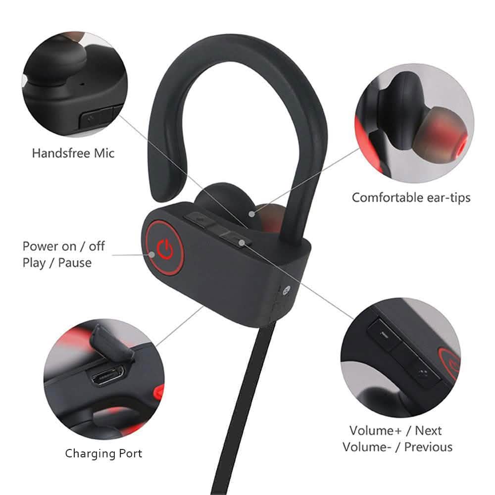 Écouteurs de sport sans fil Bluetooth