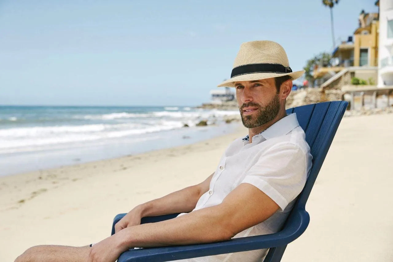 Scala Wyatt - Chapeau Fedora en paille