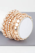 Bracelet perles et chaîne multiples