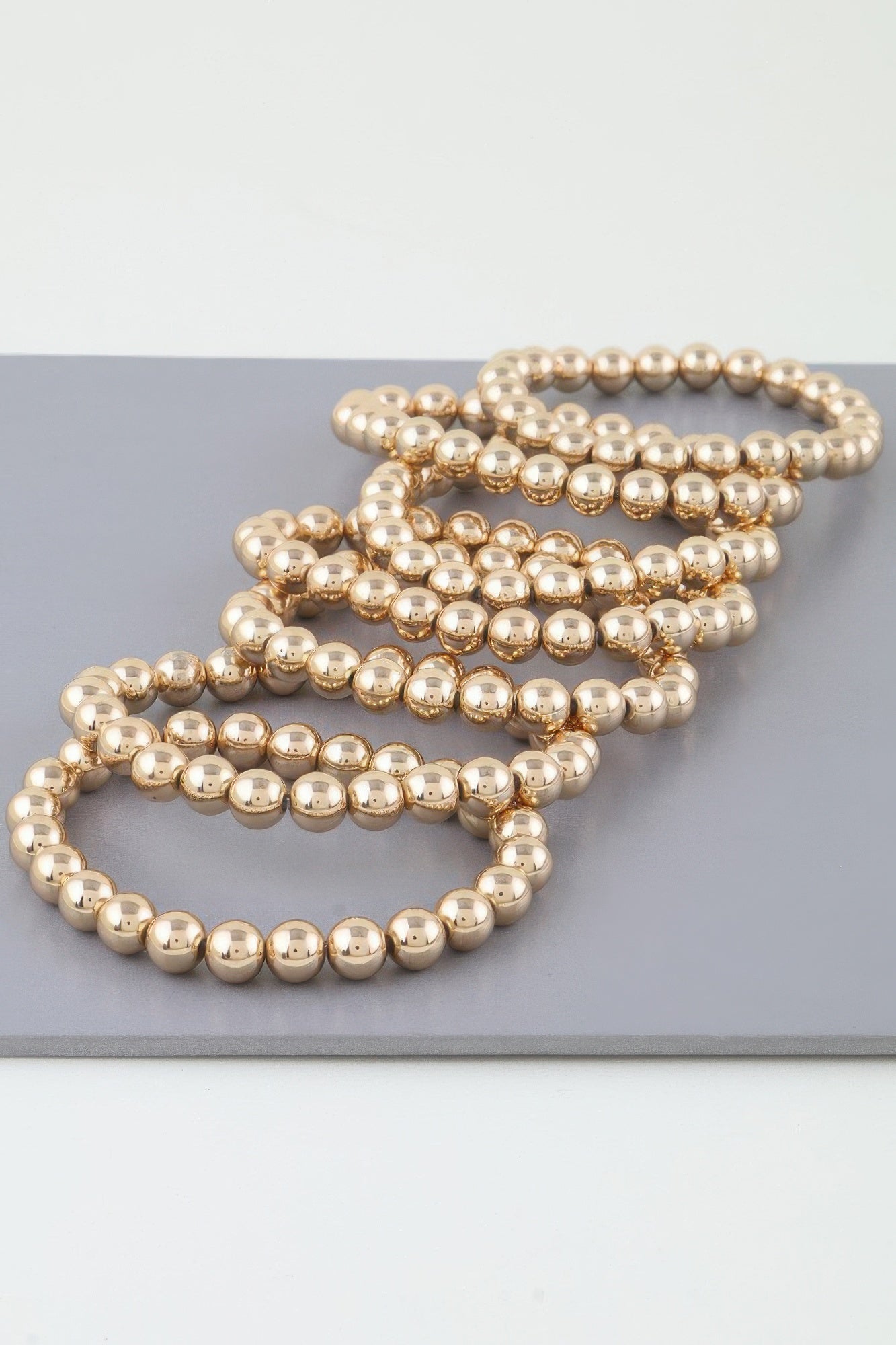 Bracelet manchette multi-perles