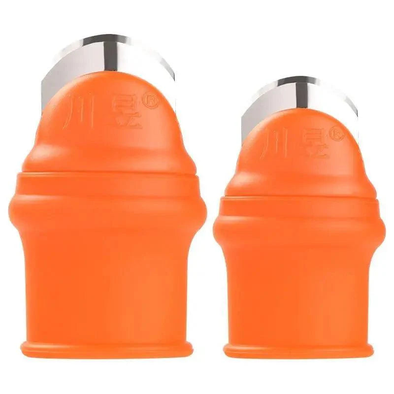 Protection de doigt multifonctionnelle en silicone, 1 ensemble, avec lame pour fruits et légumes, couteau de pouce, protège-doigts, accessoires de cuisine.