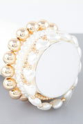 Bracelet à perles multi-cœurs