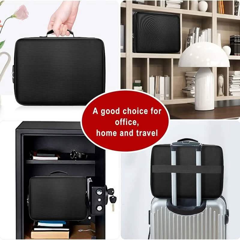 Sac de rangement multi-couches pour documents, billets, certificats et organisateur de fichiers