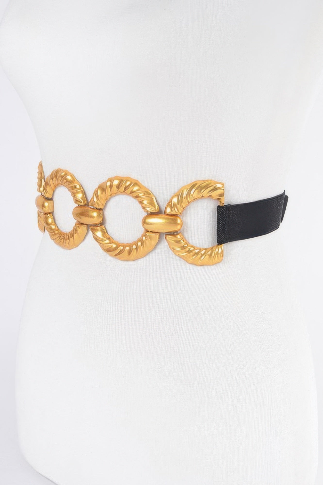 Ceinture élastique à boucle multi-métal