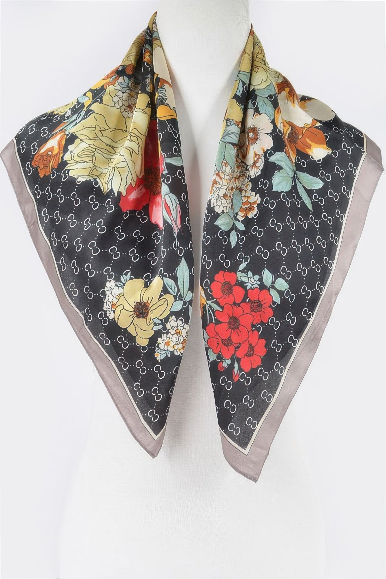Bandana à imprimés multiples