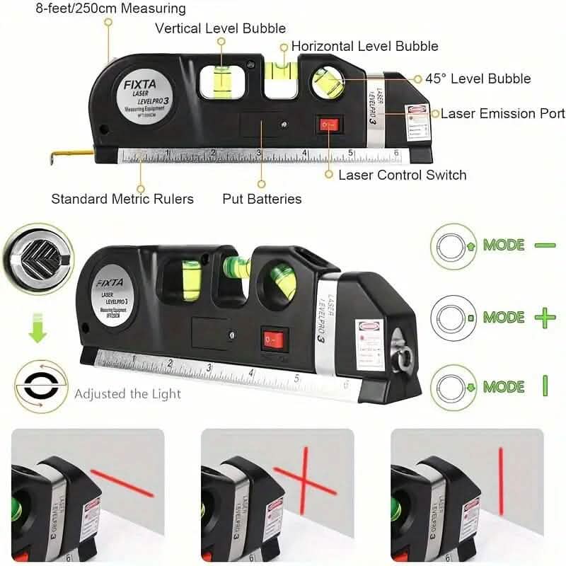 Niveau laser multifonction pour le traçage