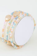 Bracelet multicoques de perles