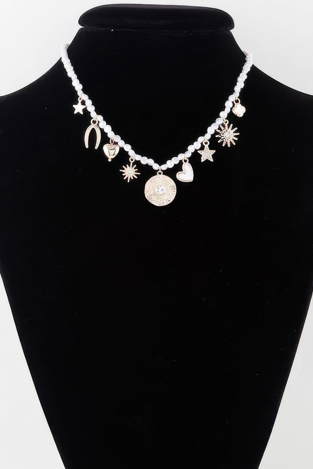 Collier multicharme avec perles