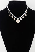 Collier multicharme avec perles