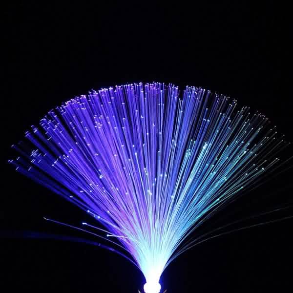Lampe à fibres optiques à LED multicolores