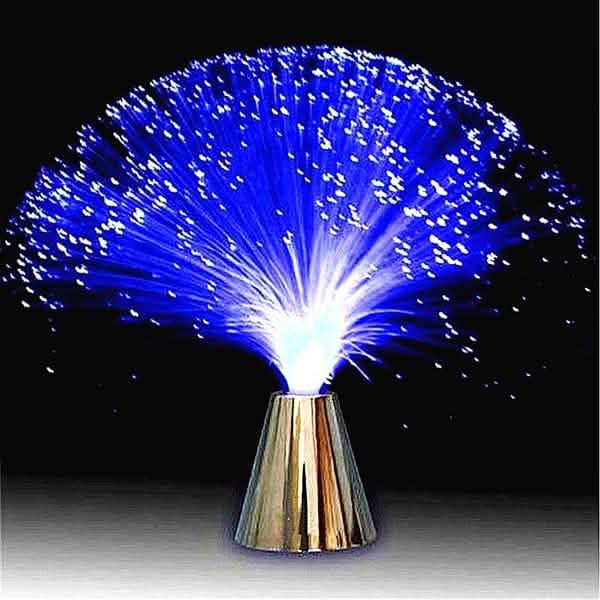 Lampe à fibres optiques à LED multicolores