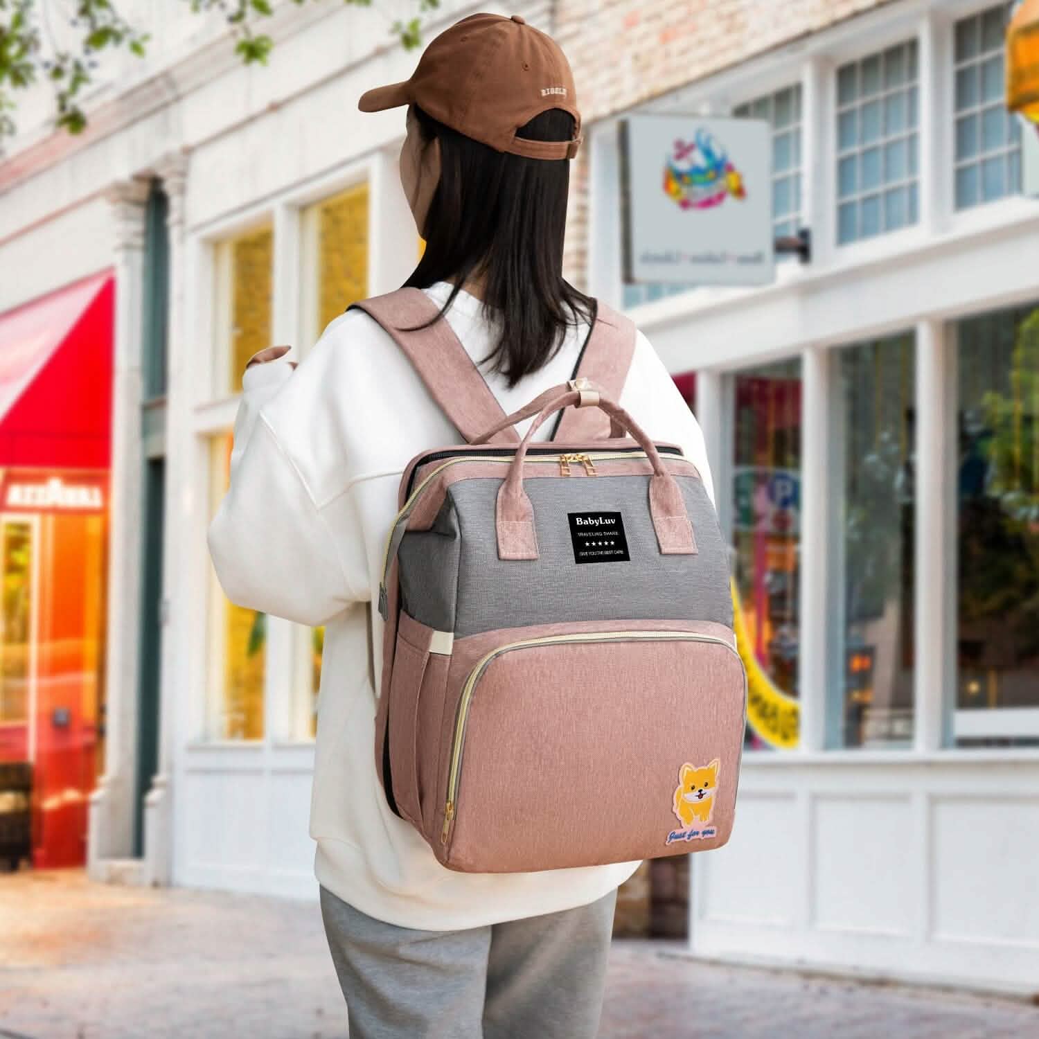 Sac à dos à langer multifonctionnel