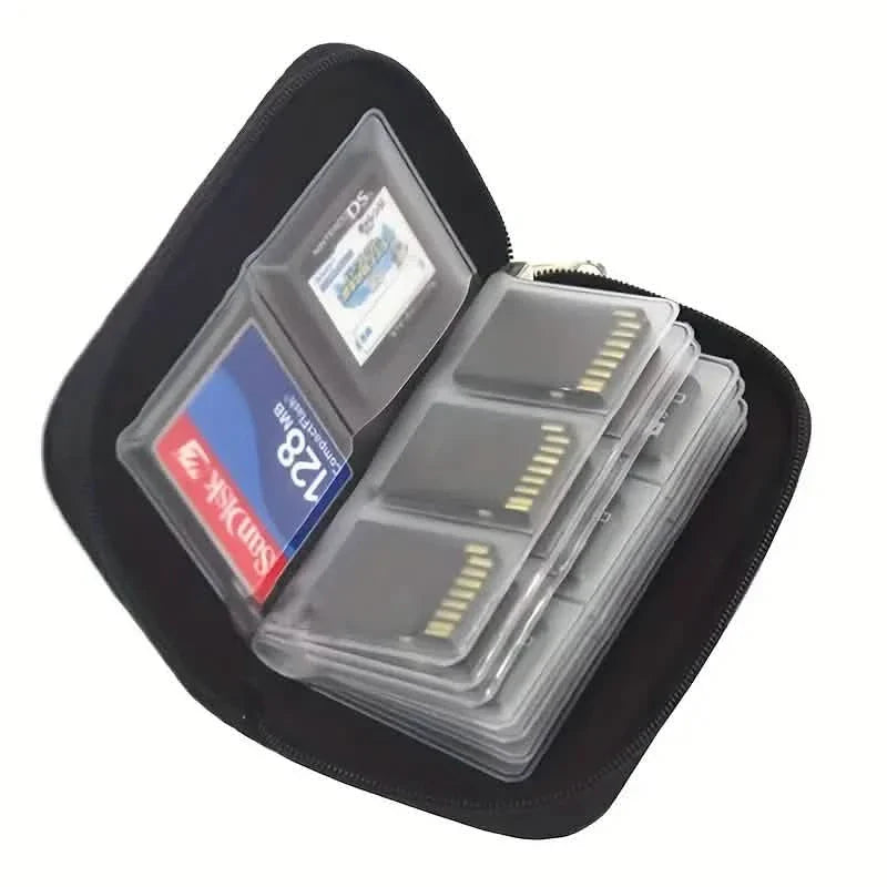 Sac de cartes multifonctionnel en PVC, pochette portable pour cartes d'appareil photo, stockage de cartes CF