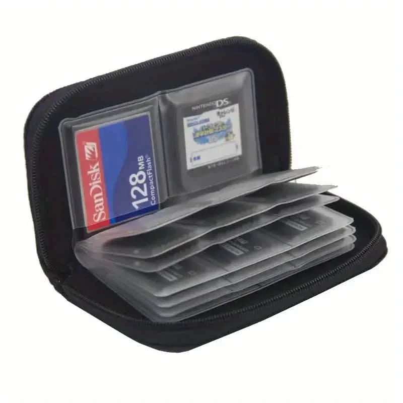 Sac de cartes multifonctionnel en PVC, pochette portable pour cartes d'appareil photo, stockage de cartes CF