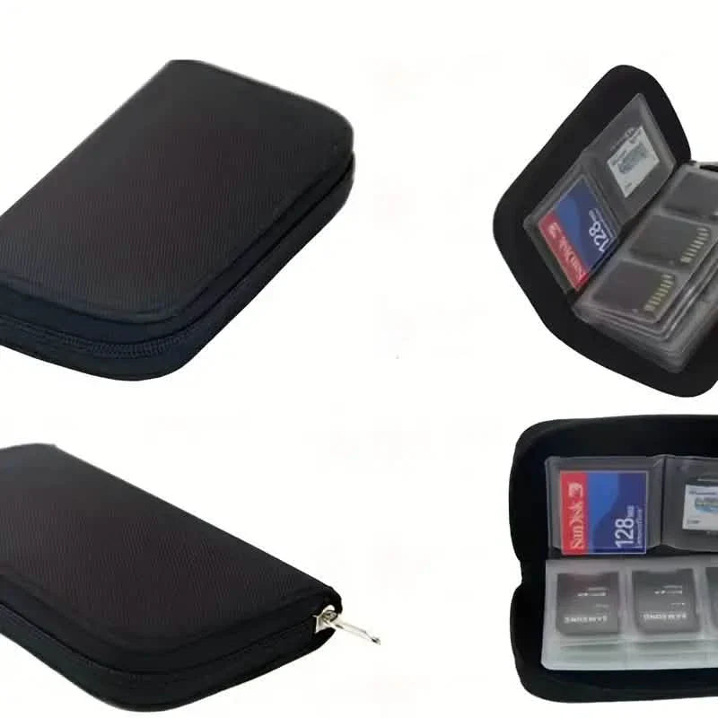Sac de cartes multifonctionnel en PVC, pochette portable pour cartes d'appareil photo, stockage de cartes CF