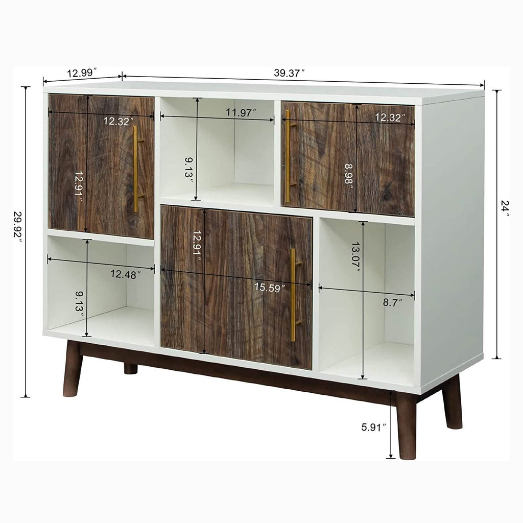 Meuble de rangement multifonctionnel Buffet moderne ou Bahut de cuisine