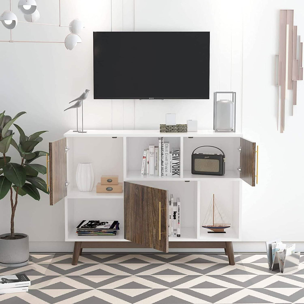 Meuble de rangement multifonctionnel Buffet moderne ou Bahut de cuisine