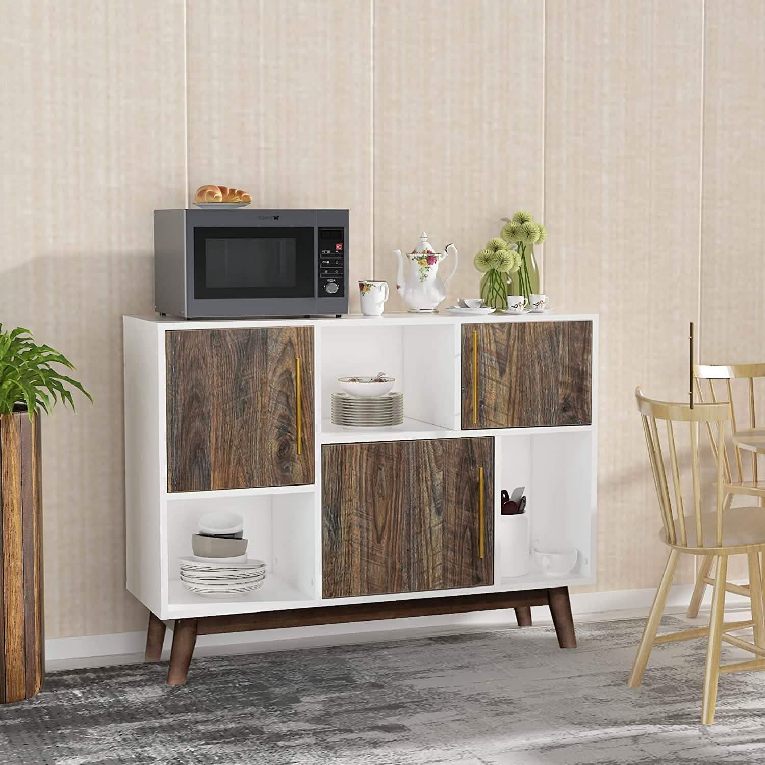 Meuble de rangement multifonctionnel Buffet moderne ou Bahut de cuisine