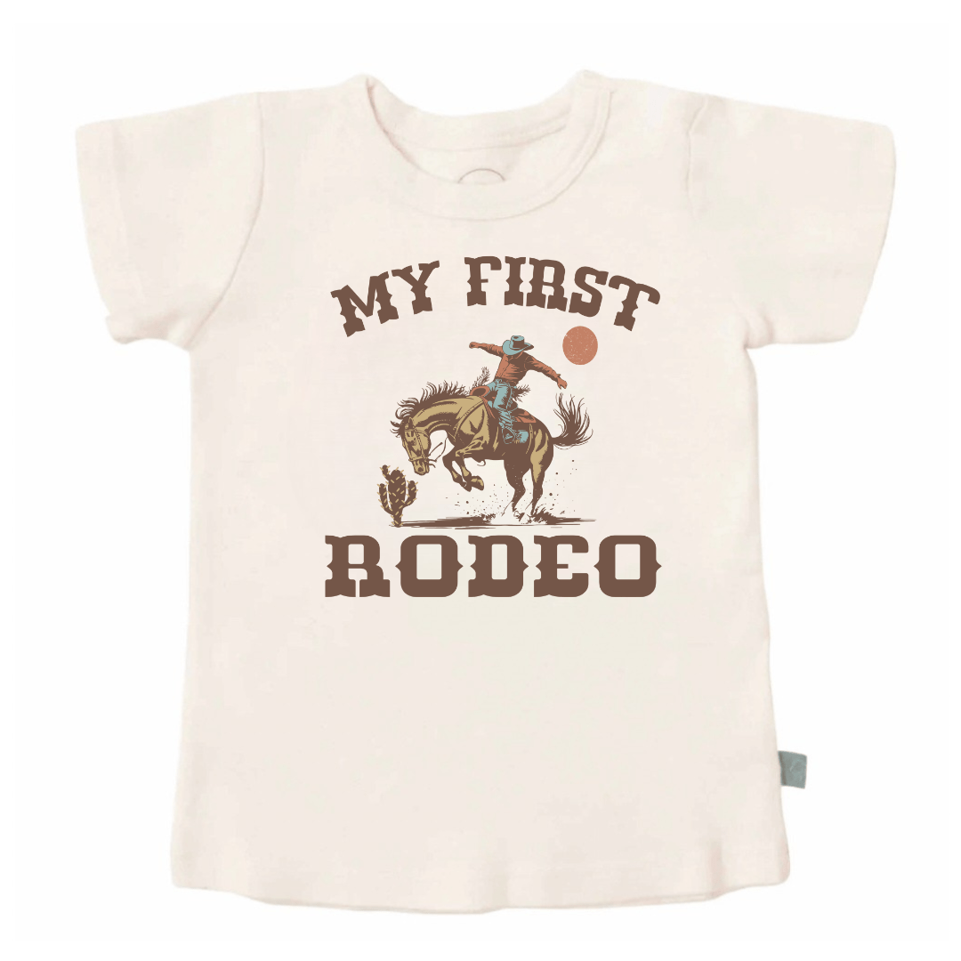 t-shirt imprimé | mon premier rodéo