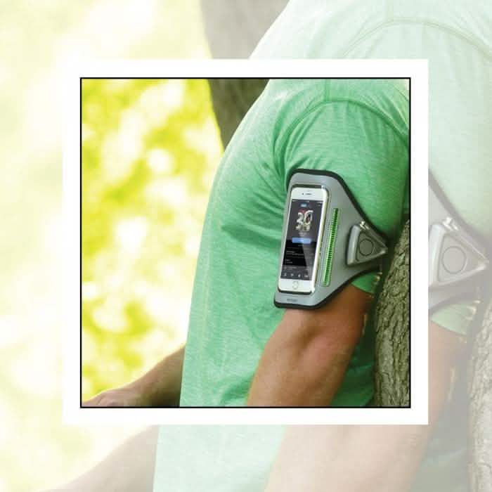 MYGUARD SPORT Brassard LED et Alarme de Sécurité avec Support Téléphone