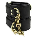 Menottes fines en nubuck noir