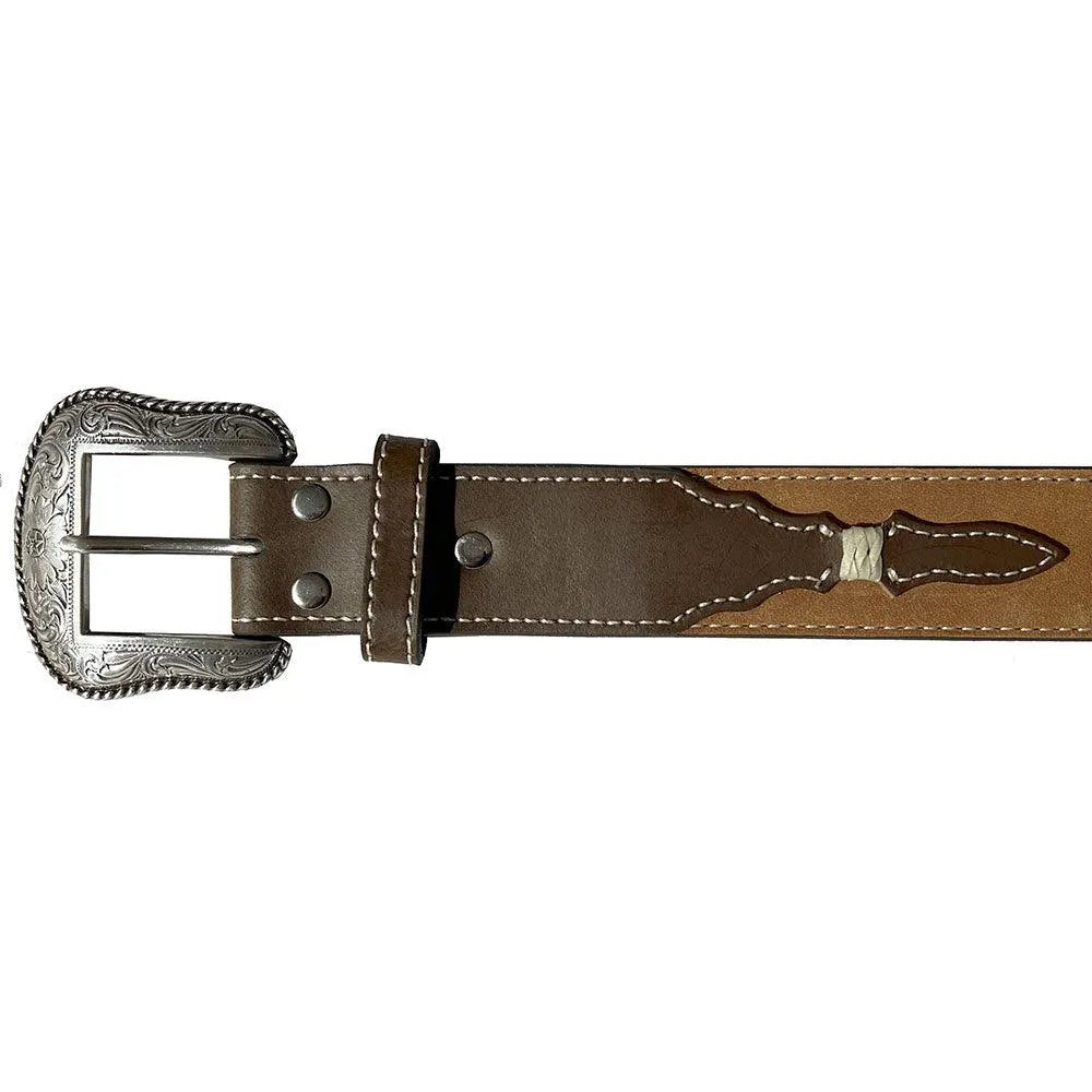 Nocona motif sud-ouest – ceinture en cuir pour homme