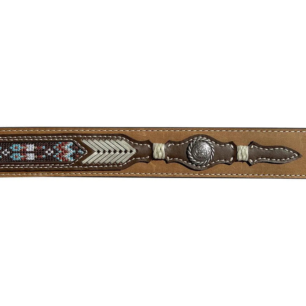 Nocona motif sud-ouest – ceinture en cuir pour homme
