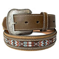 Nocona motif sud-ouest – ceinture en cuir pour homme